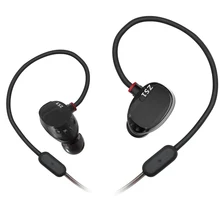 Newest KZ ZS1 Earphone Dual Driver Earphones ZS1 Ecouteur Audifonos HIFI Bass Stereo Sport Earbuds With Mic Handsfree Handset