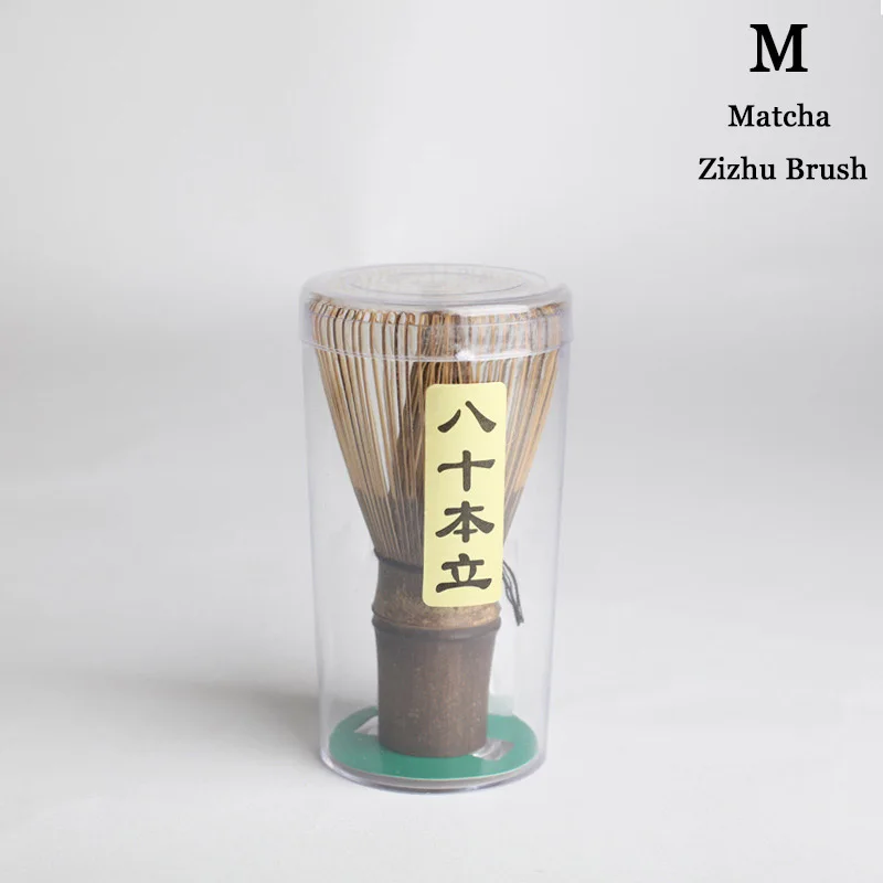 Bamboo венчик для чая Matcha точка зеленый чай порошок прибор соответствующий инструмент LBShipping - Цвет: Прозрачный