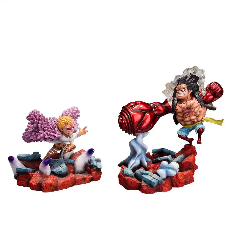 12 ~ 17 см аниме цельная игрушка Luffy VS Doflamingo Showdown Ver экшн-фигурка из ПВХ Коллекционная