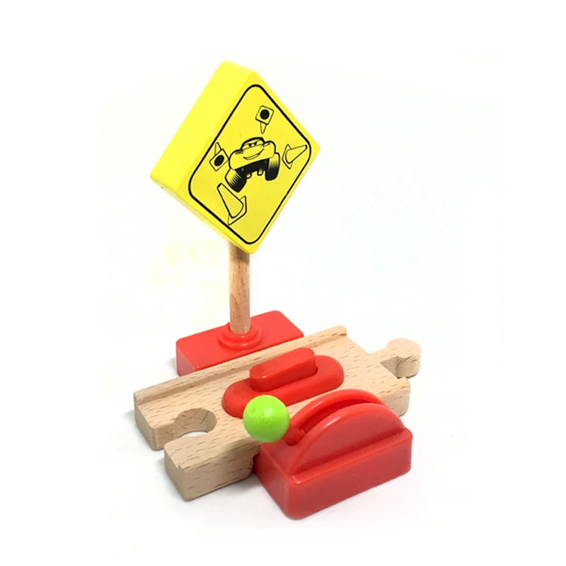 

p105 free shipping The new short section of the barrier wood track scarcity accessories are compatible with train tracks