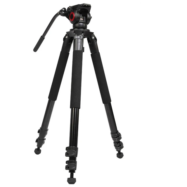 

MTT701A universal extendable flexible 75mm fluid head video camera tripod monopod for Sony for canon dslr camera camcorder