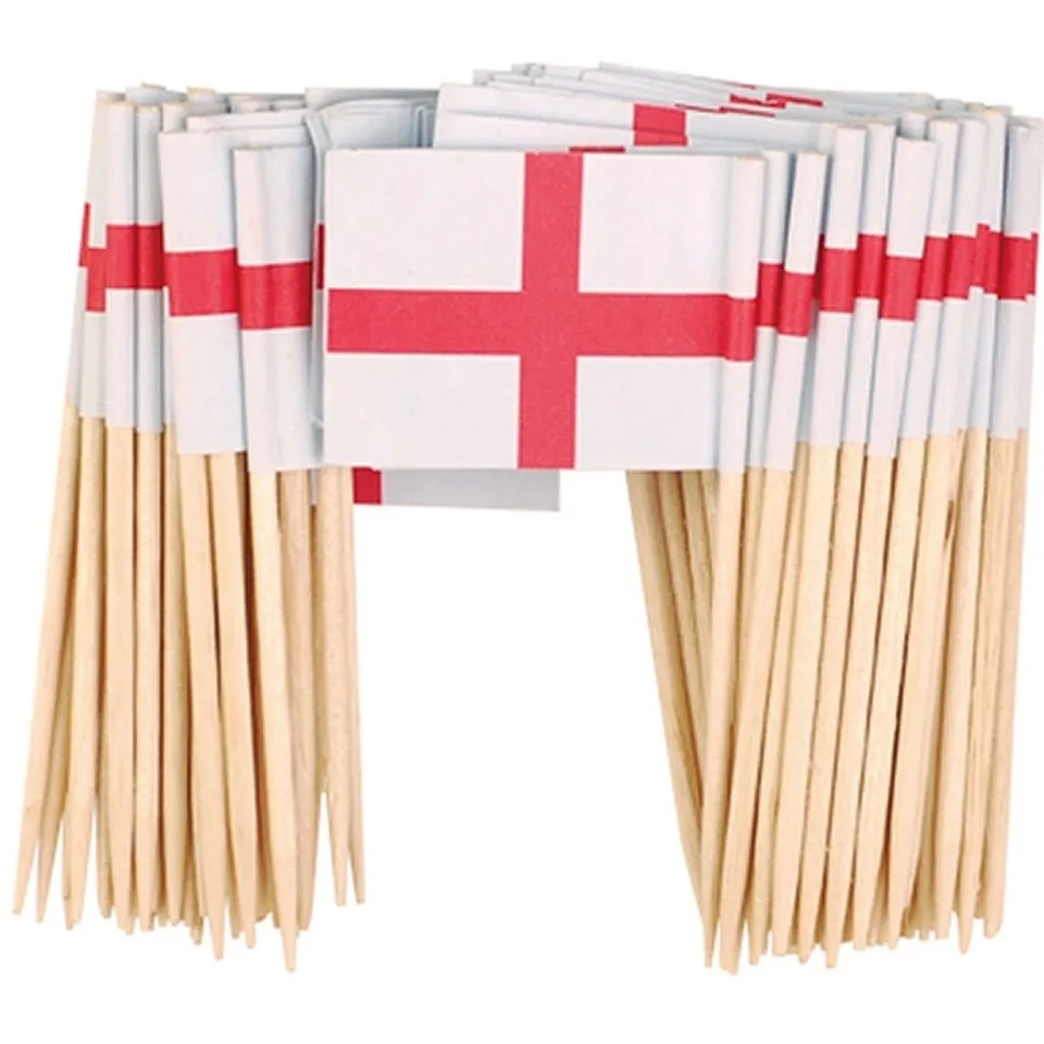 

England Toothpick Flags Paper flags Food Picks CakeToothpicks Cupcake Fruit Cocktail Sticks Decoration Toothpick Flag