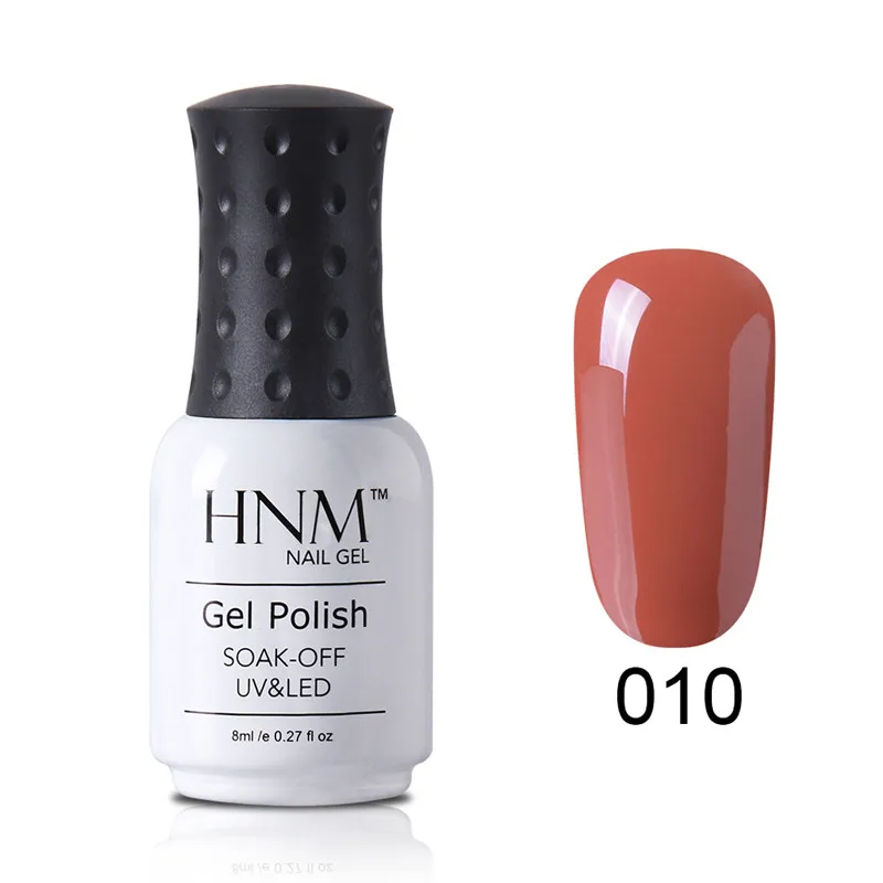 HNM 8 мл телесный цвет серия УФ-гель для ногтей Сделай Сам впитывающий Гель-лак базовый топ Полупостоянный лак для ногтей - Цвет: NU010