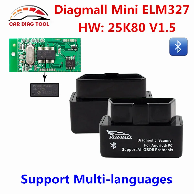 Prix pour Diagmall ELM327 V1.5 Bluetooth OBD2 De Voiture Outil De Diagnostic OBDII Autoscanner ELM 327 V1.5 Code Lecteur Automotivo Pour Android Couple Prix pour Diagmall ELM327 V1.5 Bluetooth OBD2 De Voiture Outil De Diagnostic OBDII Autoscanner ELM 327 V1.5 Code Lecteur Automotivo Pour Android Couple