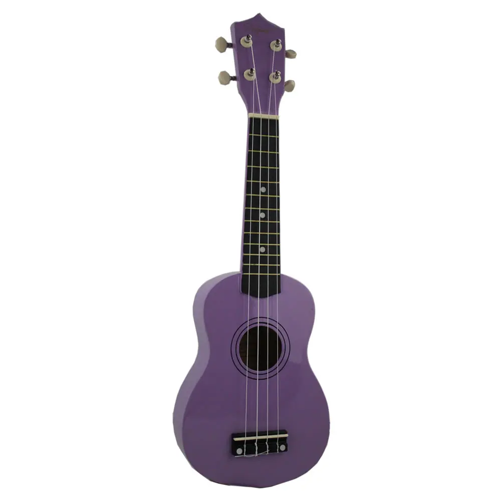 Изысканный 2" Гавайские гитары укулеле липа тела мини гитара Ukelele 4 струны музыкальный инструмент Красочные Уке для детей и взрослых - Цвет: Фиолетовый