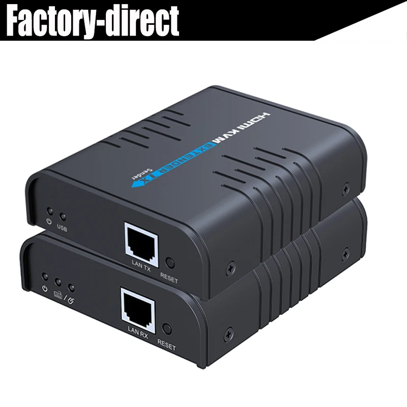 Buy 1080P HDMI KVM extender USB over IP up to 120M