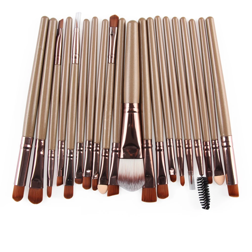 BGVfive20Pcs/set Women Girls Eye Makeup Brush Soft Bristle Eyeshadow Brush Set Kit Cosmetics Tools