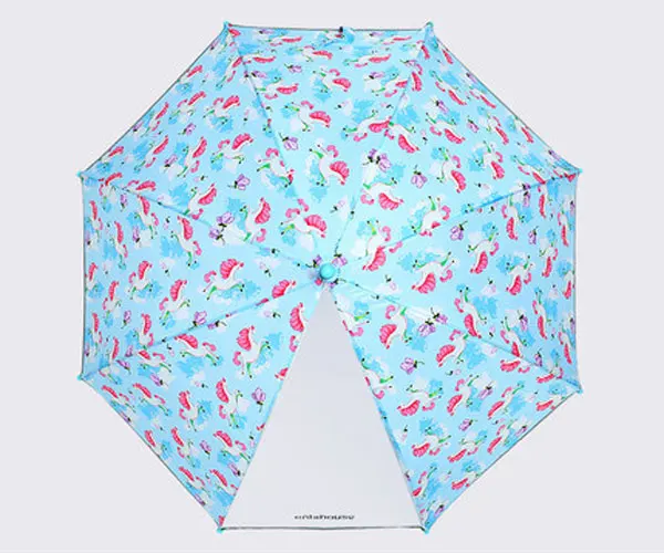 Неавтоматический детский зонтик, прозрачный милый мультяшный детские зонтики, креативный зонтик с длинной ручкой в виде животного, Новая мода - Цвет: as picture