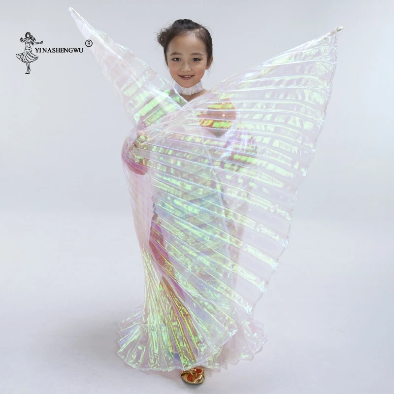 Обувь для девочек ручной работы танец живота костюм детский Ангел Isis крылья для детей золото(без палочек