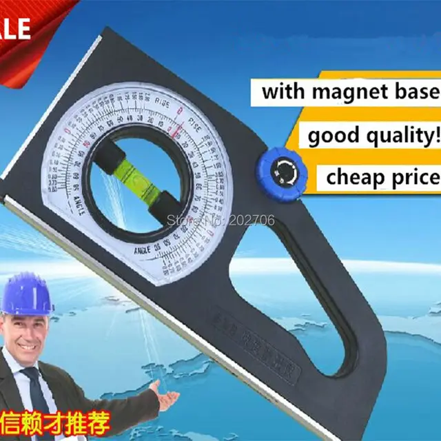 Multi function Slope measuring gauge universal bevel