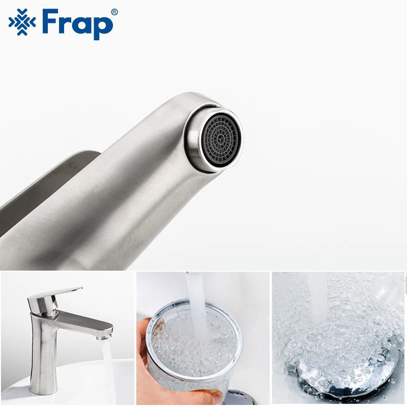 Günstig Frap Neue Gebürstet Bad Becken Wasserhahn Waschbecken Mischbatterie Heißer und Kalten Wasser Mischer Kran Bathrom Wasserhahn Torneira para banheiro f1048