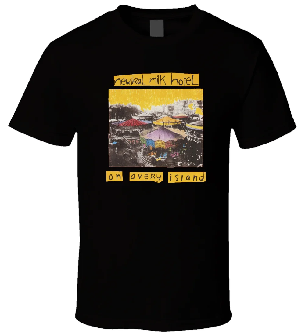 Neutral Milk Hotel on Avery Island Black T Shirt Teenage ...