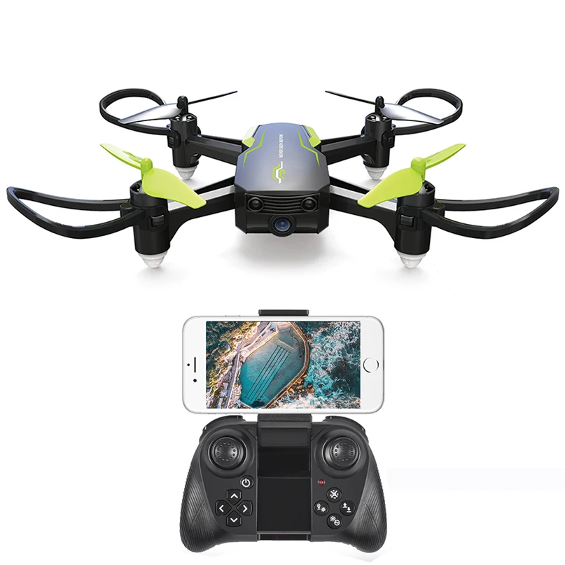 671W удержания высоты FPV Дрон HD Wifi антенна Камера 4-квадрокоптера с дистанционным управлением в режиме реального времени Радиоуправляемый вертолет Quadcopter