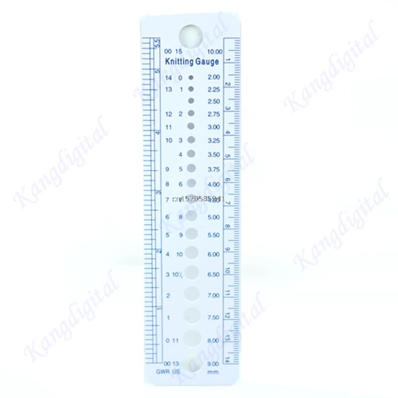 

Multifunctional Ruler Life Art Teaching Utensils Inch cm Ruler Tool All In One Knitting Needle Sizes UK US Canada Gauge