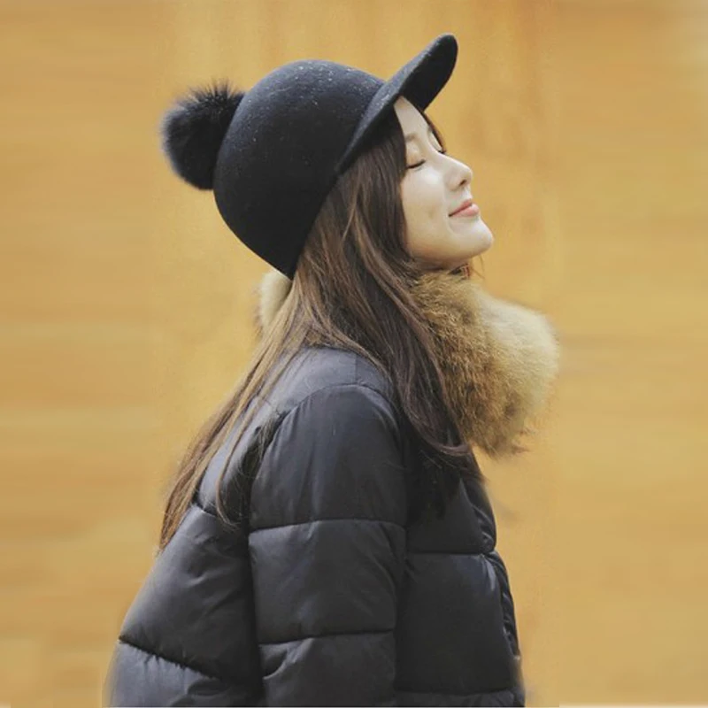 

Hot Sale M mark Women's Wool Equestrian Horse Riding Helmet Cap for women Arrival Vintage Winter Fedora Hat Female Cap