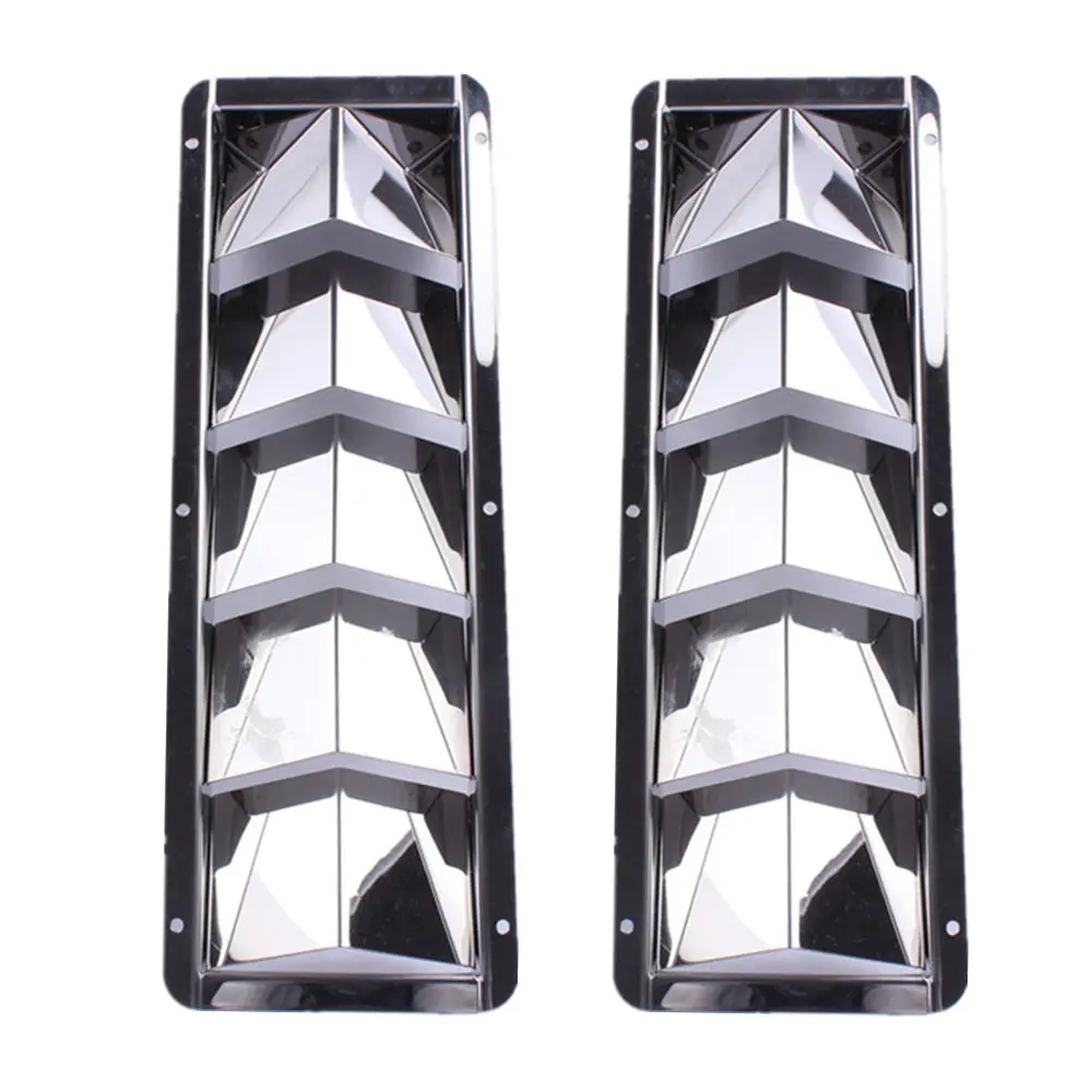 Buy 2PCS Boat Stainless Steel Louver Vent Boat Marine