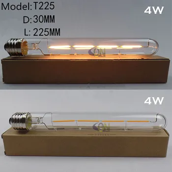 

4W T225 E27 Led filament bulb clear grass edison light bulbs indoor led lighting AC220-240V filament lamp