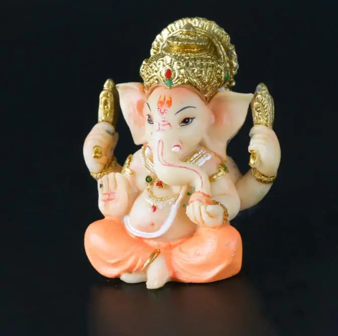 QT0082 Индийский Бог слон ствол Бог смолы глина, мыло ручной работы плесень свечи плесень DIY Силиконовое Мыло Свеча Арома каменные формы