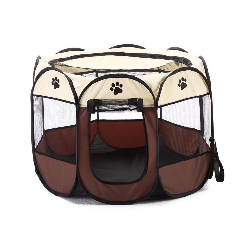 2019 Hot Sale Pet Tent Portable Playpen Dog Folding Crate Doghouse Puppy Pen Soft Kennel New Cat Cage