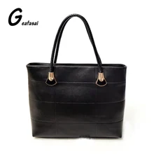 COUPON solide noir bleu rouge blanc fermeture à glissière doux Concise grille treillis plaid style silt pocket femmes dames fourre-tout décontracté sac sacs à main