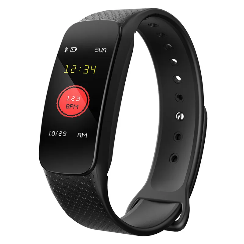 

Smart Wristband Color OLED Sport Fitness Bracelet Heart Rate Watch Men Women Blood Pressure Monitor Alarm Clock Pedometer Band