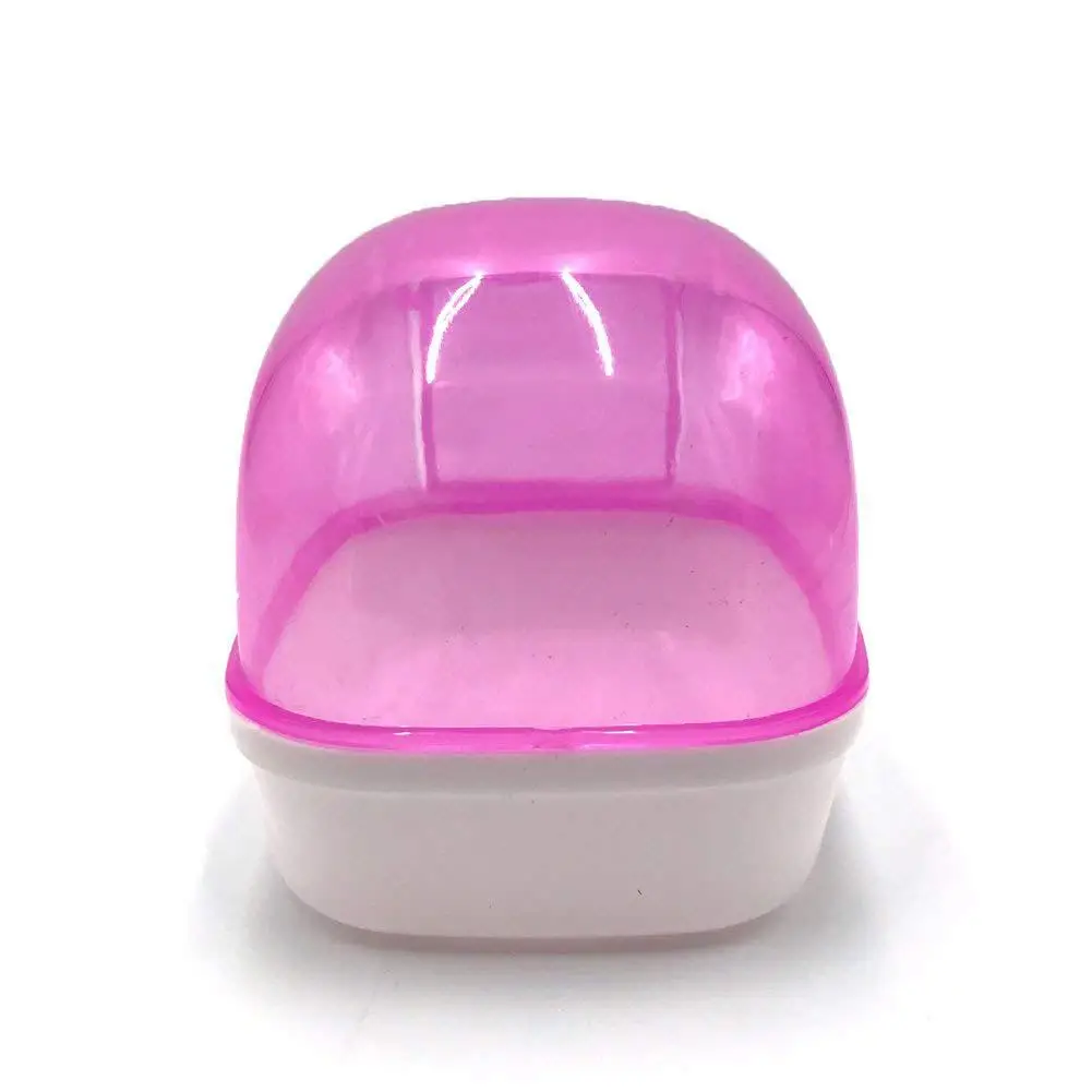 LanLan пылезащитный пластиковый милый маленький питомец туалет для хомяка сауна ванна игровой ящик-30