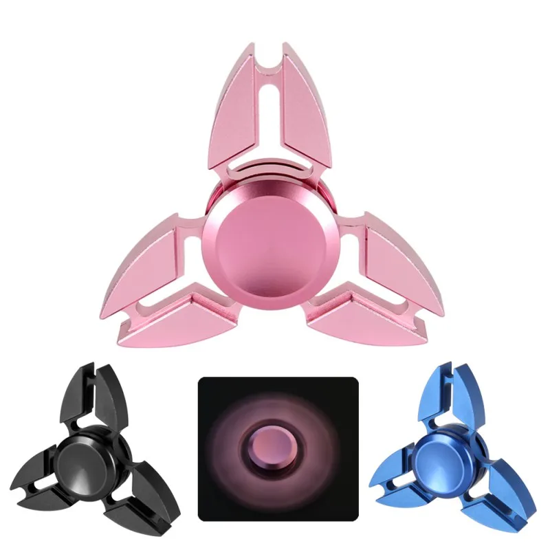 Aluminum Alloy Hollow Out Finger Spinner Fidget EDC Hand Spinner For Autism and ADHD Relief Focus Anxiety Stress Gift Toys Aluminum Alloy Hollow Out Finger Spinner Fidget EDC Hand Spinner For Autism and ADHD Relief Focus Anxiety Stress Gift Toys