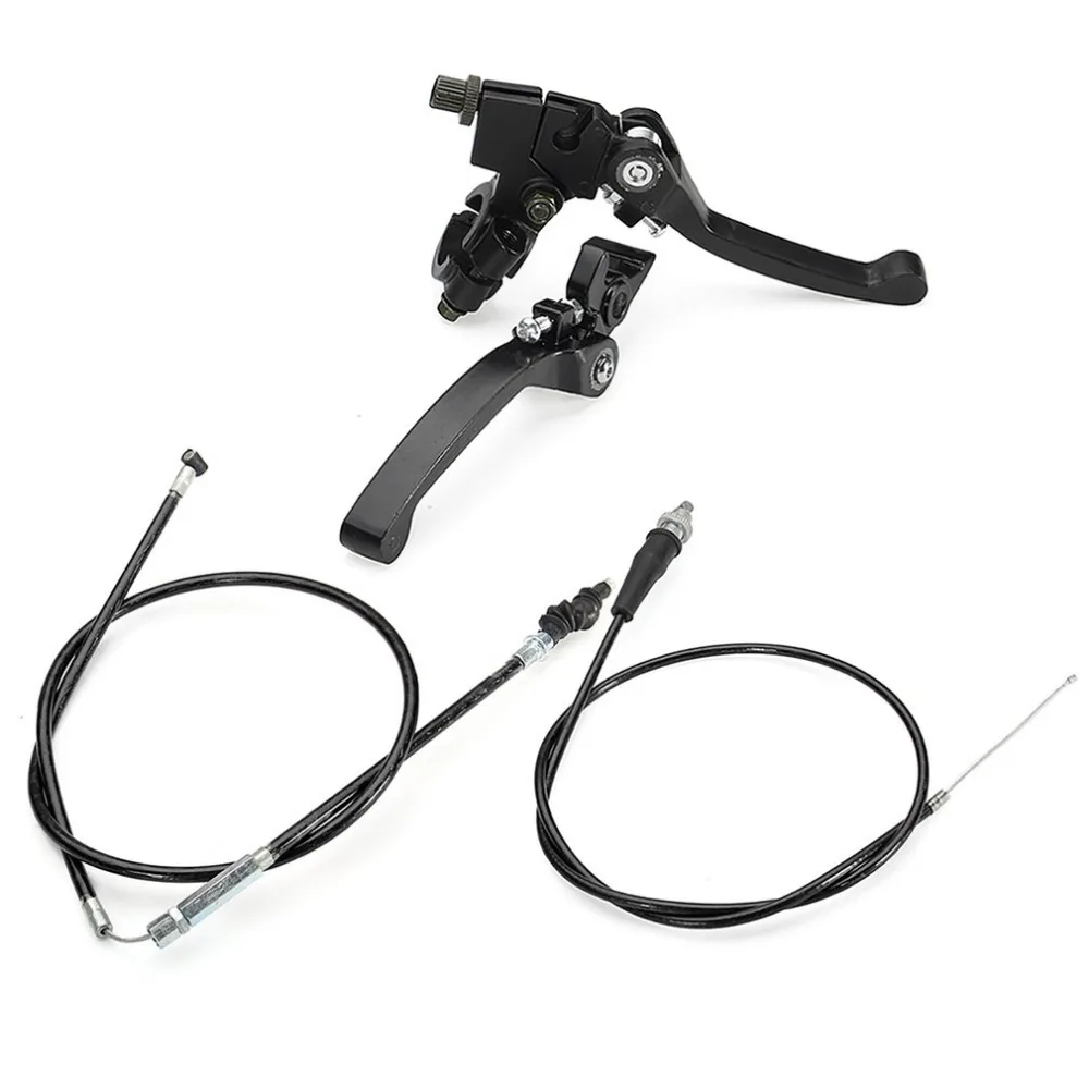 Left Right Brake Lever Set With Clutch Cable Clutch Cable Fit For CRF50