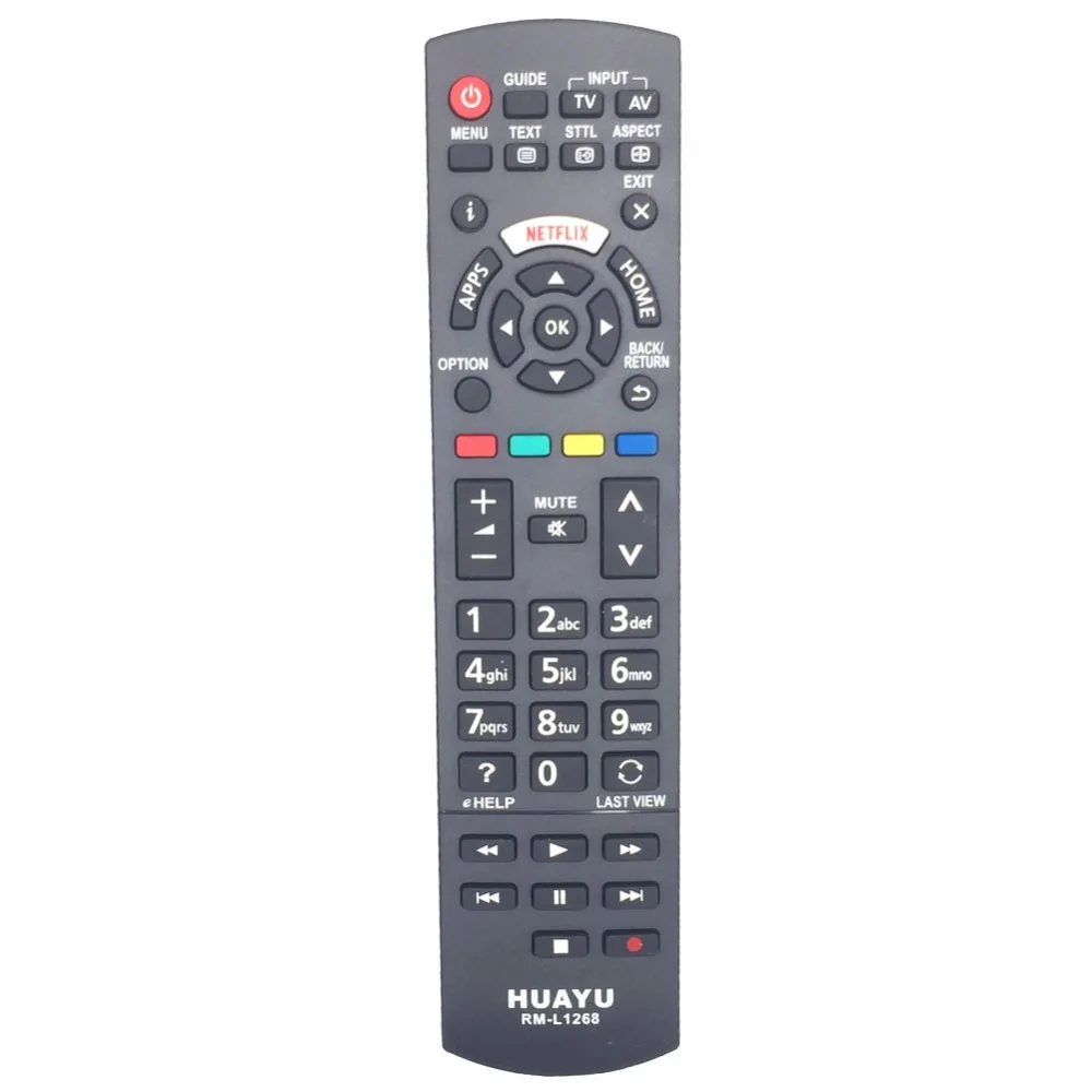 

RM-L1268 For Panasonic TV with NETFLIX Buttons Remote Control N2QAYB001008 N2QAYB000926 N2QAYB001013