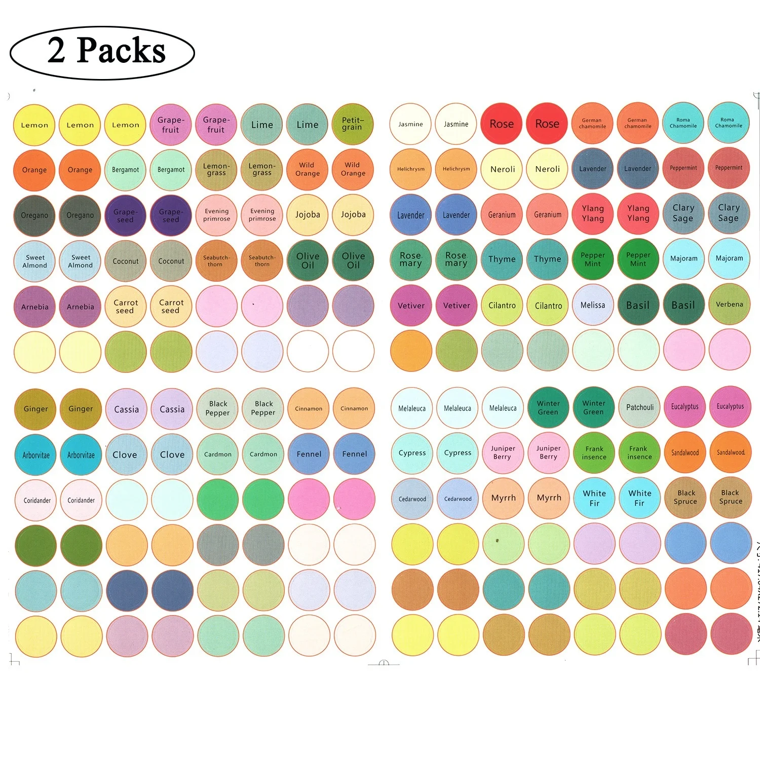 Essential oil roller bottle labels australia