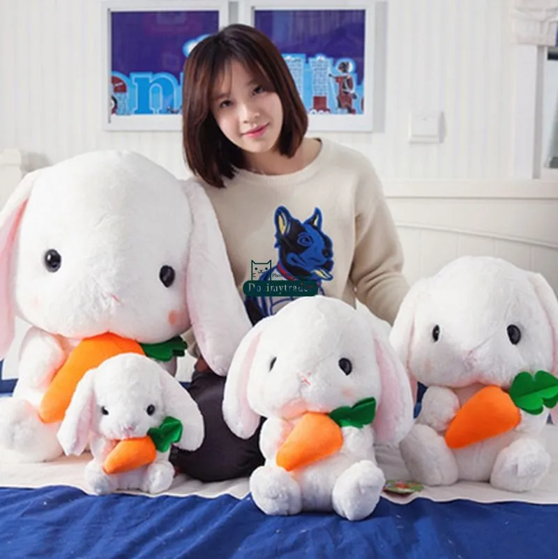 Dorimytrader 30'' 75cm Giant Rabbit Toy Stuffed Soft Plush Lovely Cartoon Doll 2 Models Free Shipping DY60478 (3)