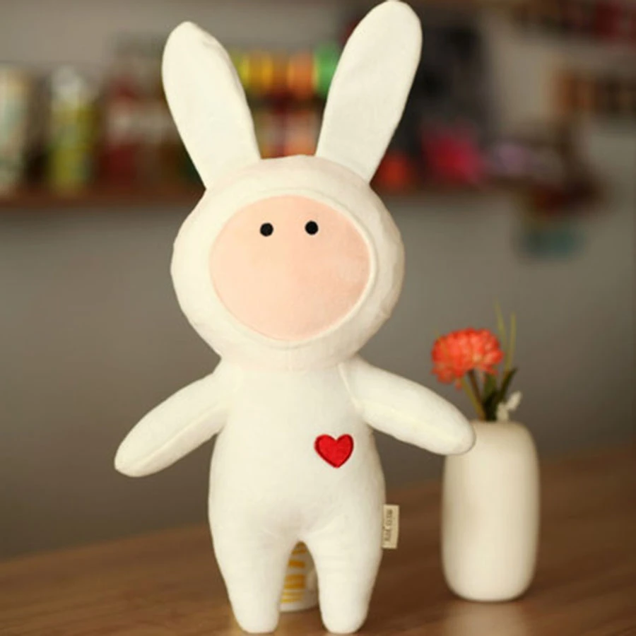 Cute Bunny Soft Plush Toys Rabbit Big Peluche Lapin Kawaii Girls Gifts Birthday High Quality White Rabbit Stuffed Animal 70C0392