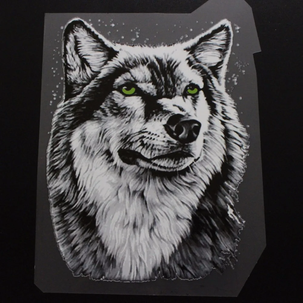 

Wolf Patches T-shirt Heat Transfer Sticker Washable Clothing Iron On Applique