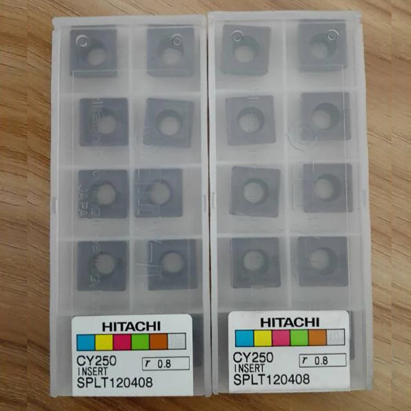 HITACHI SPLT120408 CY250 SPLT 120408 Токарные Инструменты 10 шт. фрезерные вставки карбида вставки, токарный инструмент с ЧПУ