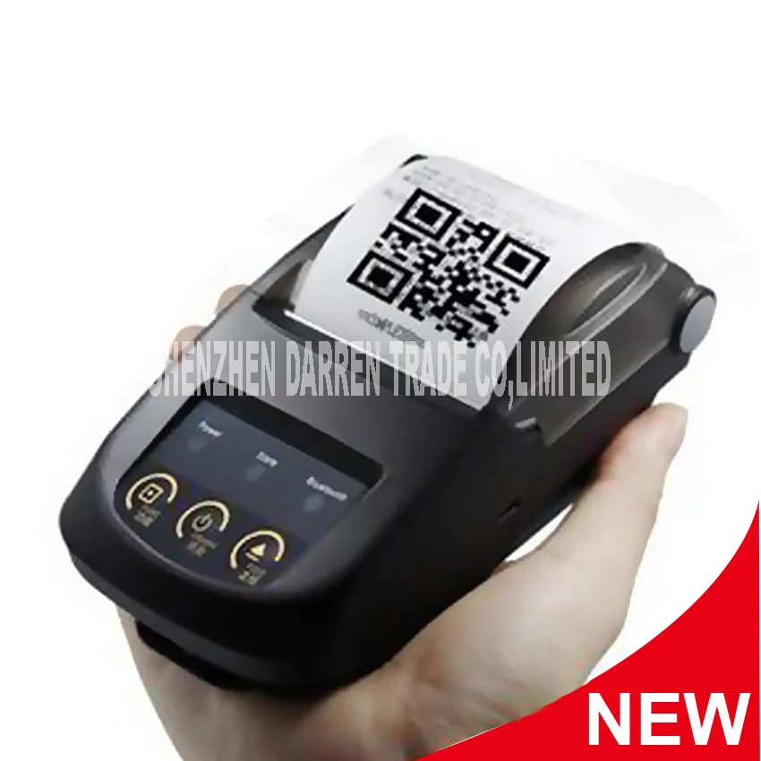 

New Arrival Portable takeaway Mini 58mm Bluetooth Thermal Printer Mobie APP QR Code Receipt Printer P5800 Support Android , IOS