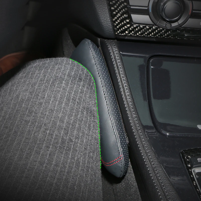 SRXTZM внутренняя Кожаная подушка для ног наколенник автомобильный Стайлинг для BMW Mercedes Audi Volkswagen Ford Focus автомобильные аксессуары Renault