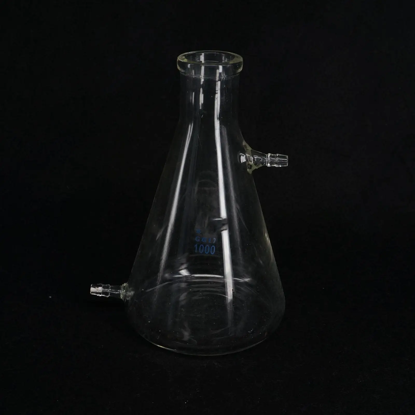 1000ml Glass Filtering Flask Lab Bottle With Double 10mm Hose Vacuum Adapterin Flask from