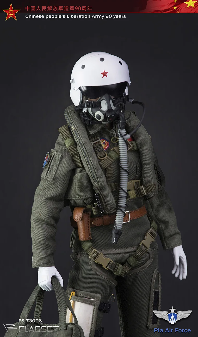 1/6 масштаб Коллекционная Фигурка военного солдата китайский Air Force женский пилот 1" фигурку куклы Пластик модель игрушки