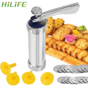 

HILIFE Biscuit Cookie Extruder Cake Decorating Presser Machine Kitchen Baking Tools 1Set DIY Cookie Tool Biscuit Maker