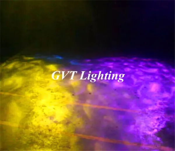 Горячая Мощный 50 Вт яркий светодиодный водяной волны пульсация Дискотека Сценический Свет вечерние картины освещение шоу лазерный проектор 50 Вт