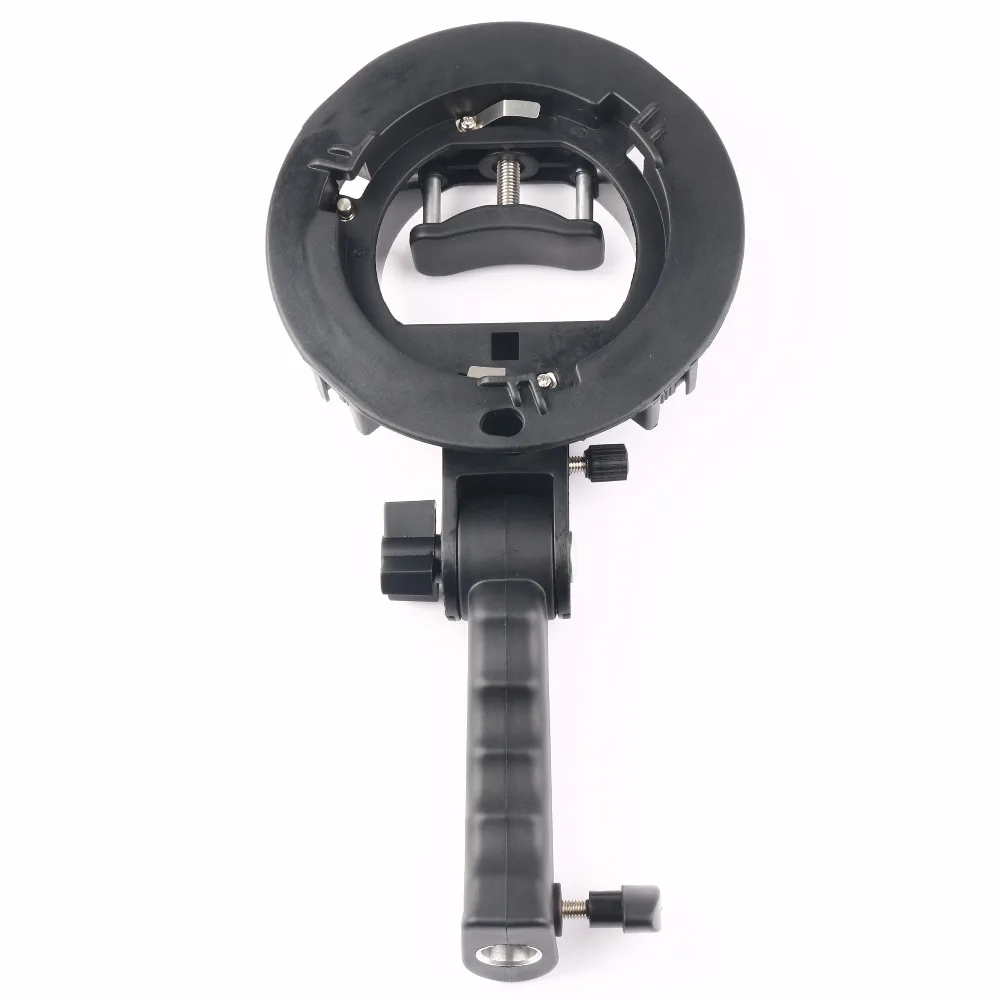 

new Handheld Grip S-Type Bracket Bowens S Mount Holder for Speedlite Flash Snoot Softbox Beauty Dish Honeycomb