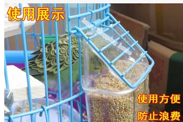 Клетка птица брызгозащищенный штекер коробка в сборе чашка всплеск еда Танк попугай специальный контейнер для воды