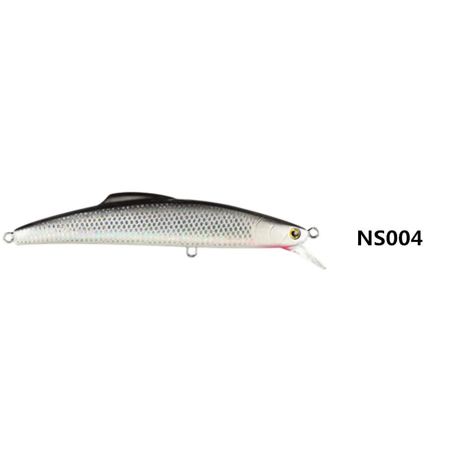 NOEBY для мелкой рыбки 140 мм/160 мм Жесткая рыболовная приманка NBL9067 Тонущая 0-1,8 м жесткие приманки с французская VMC петля Leurre Dur Peche - Цвет: NS004