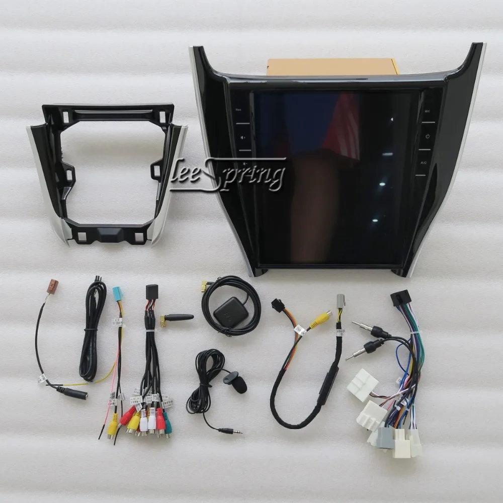 Excellent 12.1 inch Car Intelligent System Car Multimedia Player for Toyota Harrier 2013-2015 Rght hand drive 5