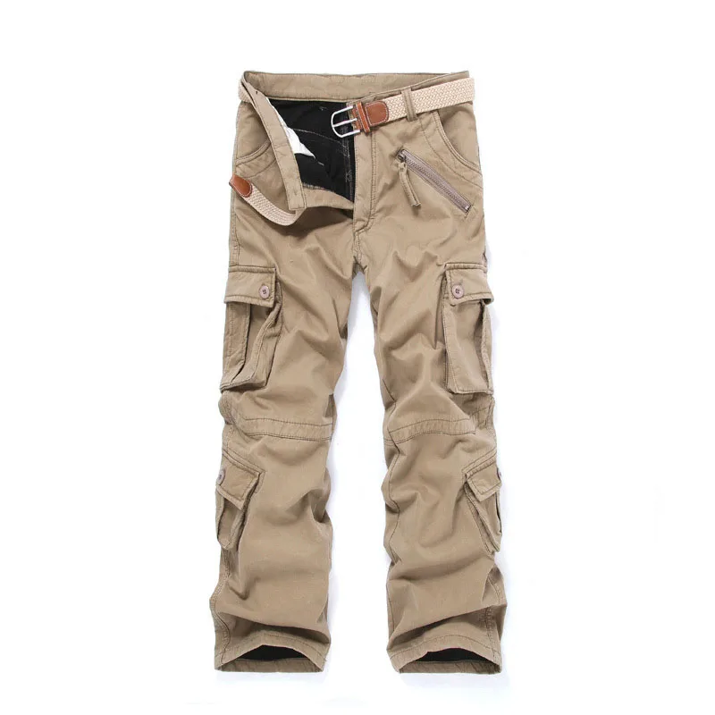 RAY GRACE de invierno al aire libre pantalones de los hombres casuales Multi-Bolsillo pantalones de los hombres militares térmica pantalones de lana pantalones de senderismo trekking RAY GRACE de invierno al aire libre pantalones de los hombres casuales Multi-Bolsillo pantalones de los hombres militares térmica pantalones de lana pantalones de senderismo trekking