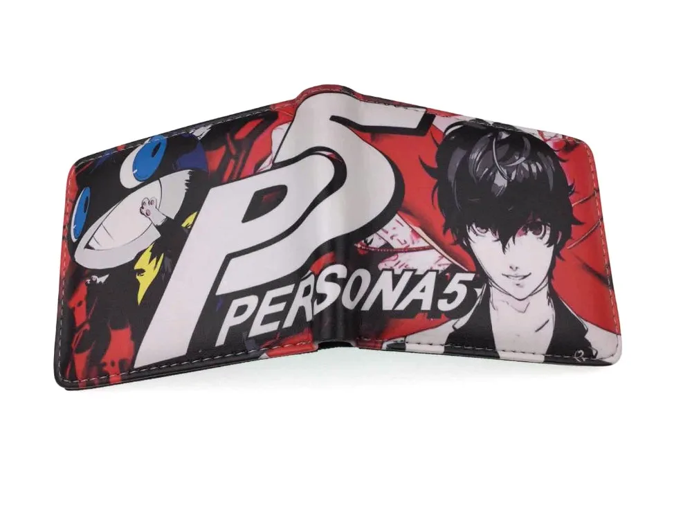 Кошелек мужской игровой аниме Джокер persona 5 кошелек держатель карты Двойные портмоне