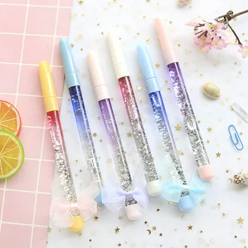 

1 Piece Gradient Liquid Flow Shell Gel Pen 0.5mm Black Ink Smooth Writing Gel Pen School Office Supplies