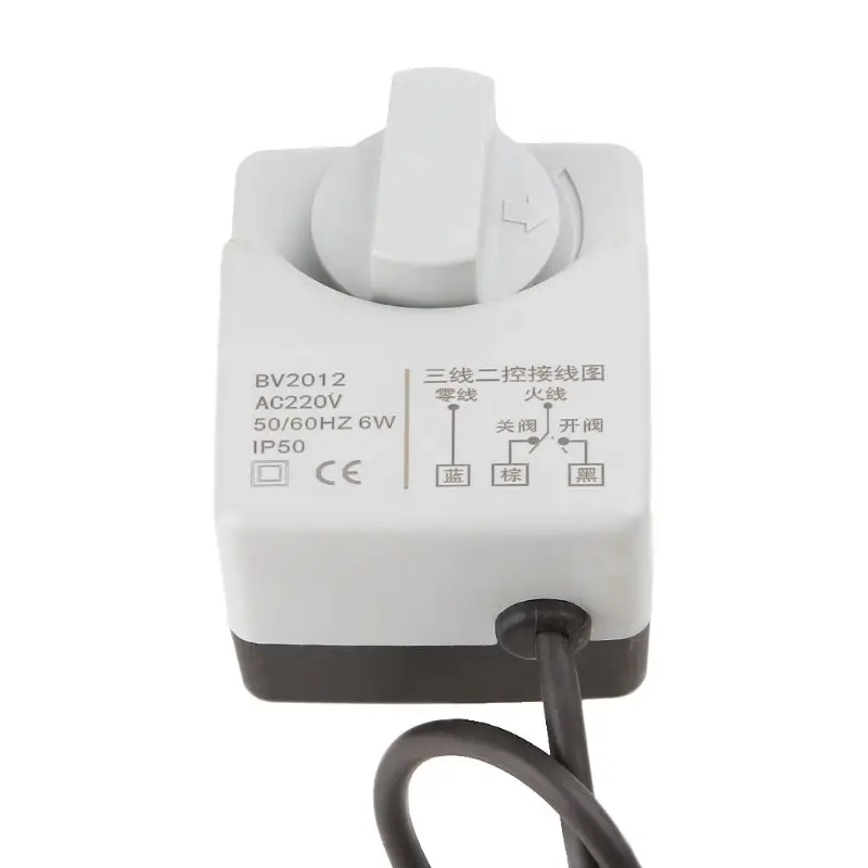 AC220V DN15 DN20 DN25 2 способа 3 провода латунный моторизованный шаровой клапан