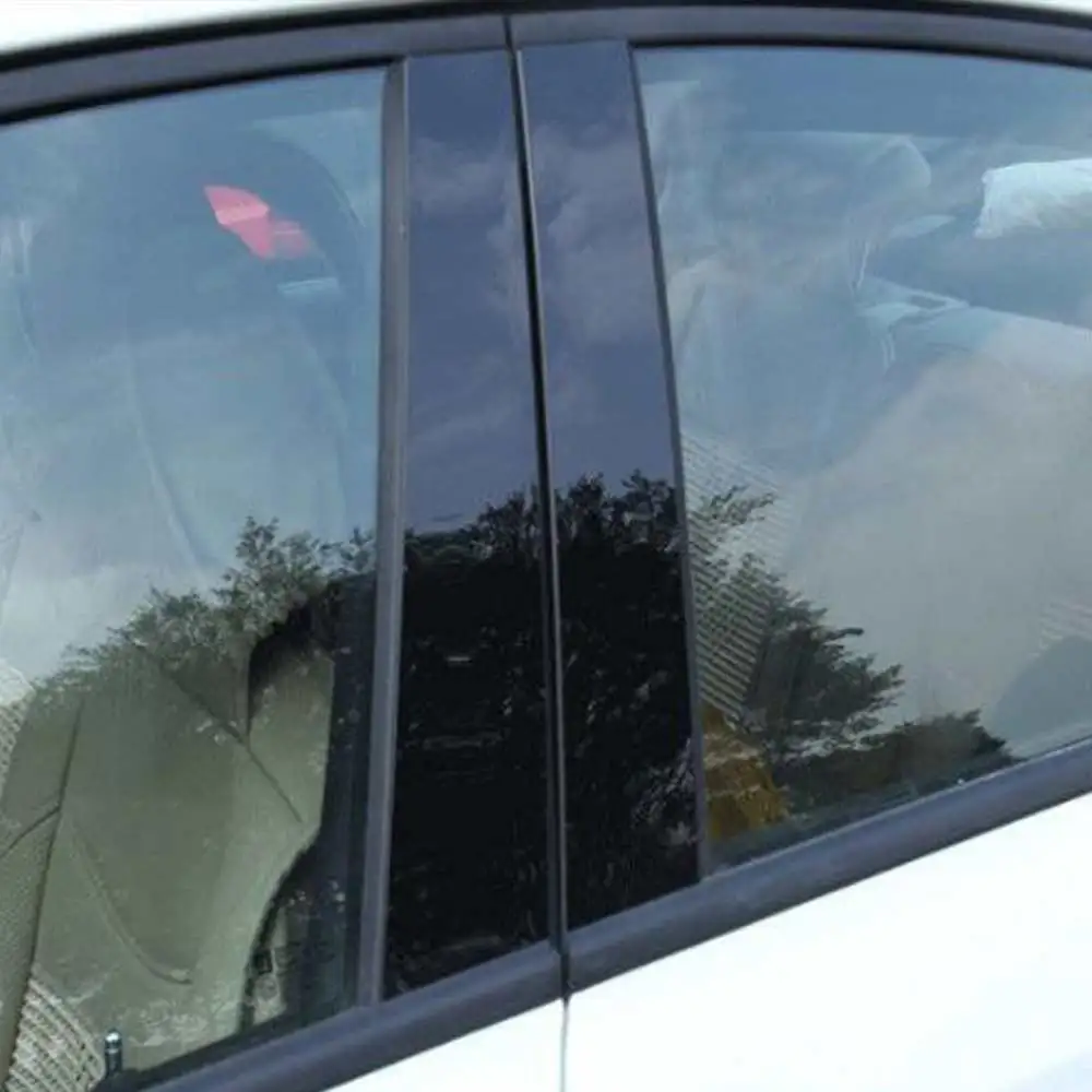 10 шт./компл. двери автомобиля окно BC столб сообщения отделка по центру крышка наклейки для Mazda CX-5 CX5 2011- Авто внешние аксессуары
