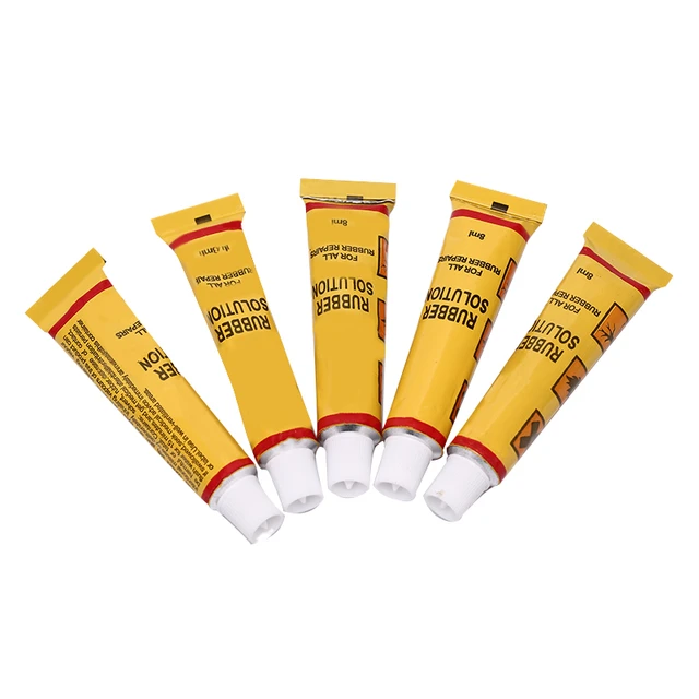  Tire Repair Glue, 5PCS, Yellow : Sports & Outdoors